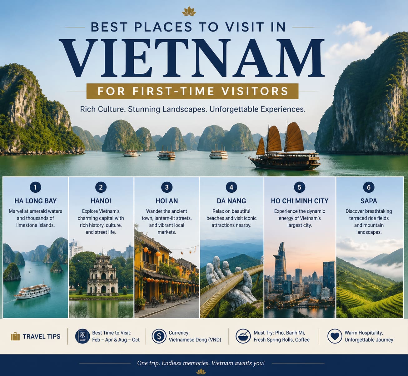 Best Places to Visit in Vietnam for First-Time Visitors
