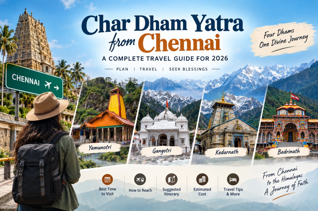 How to Plan a Char Dham Yatra from Chennai in 2026 – Complete Travel Guide