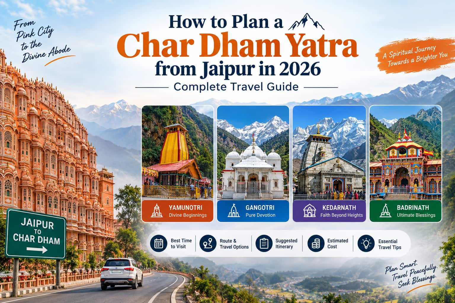 How to Plan a Char Dham Yatra from Jaipur in 2026 – Complete Travel Guide