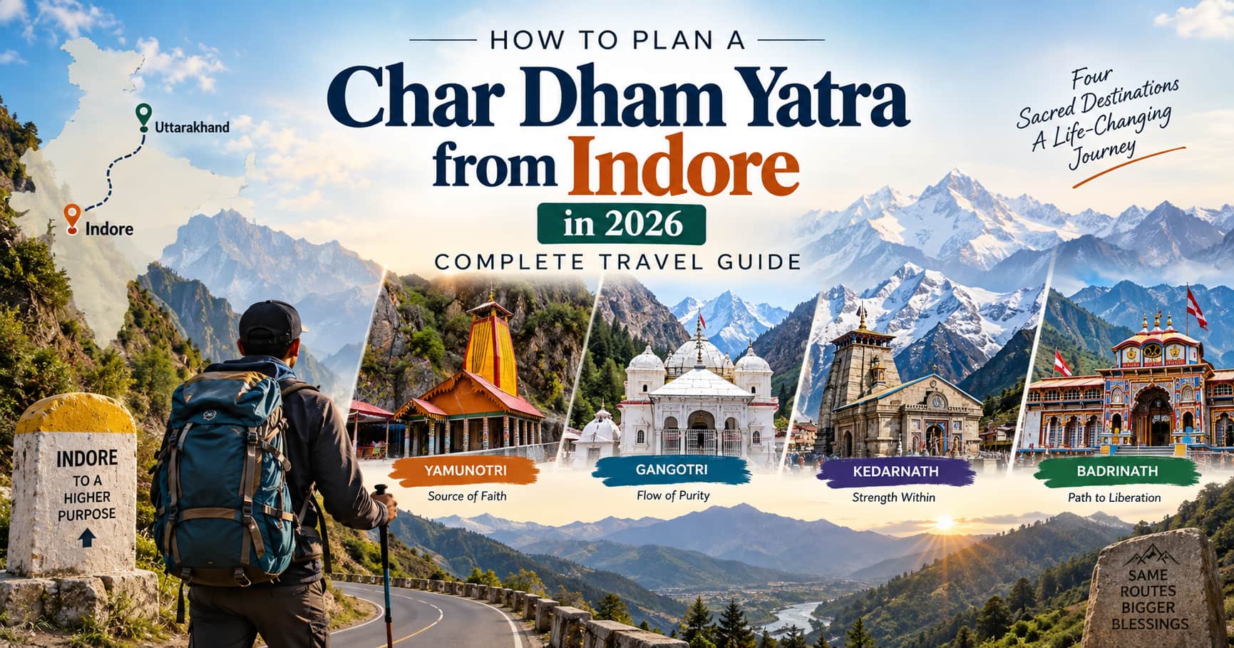 How to Plan a Char Dham Yatra from Indore in 2026 – Complete Travel Guide