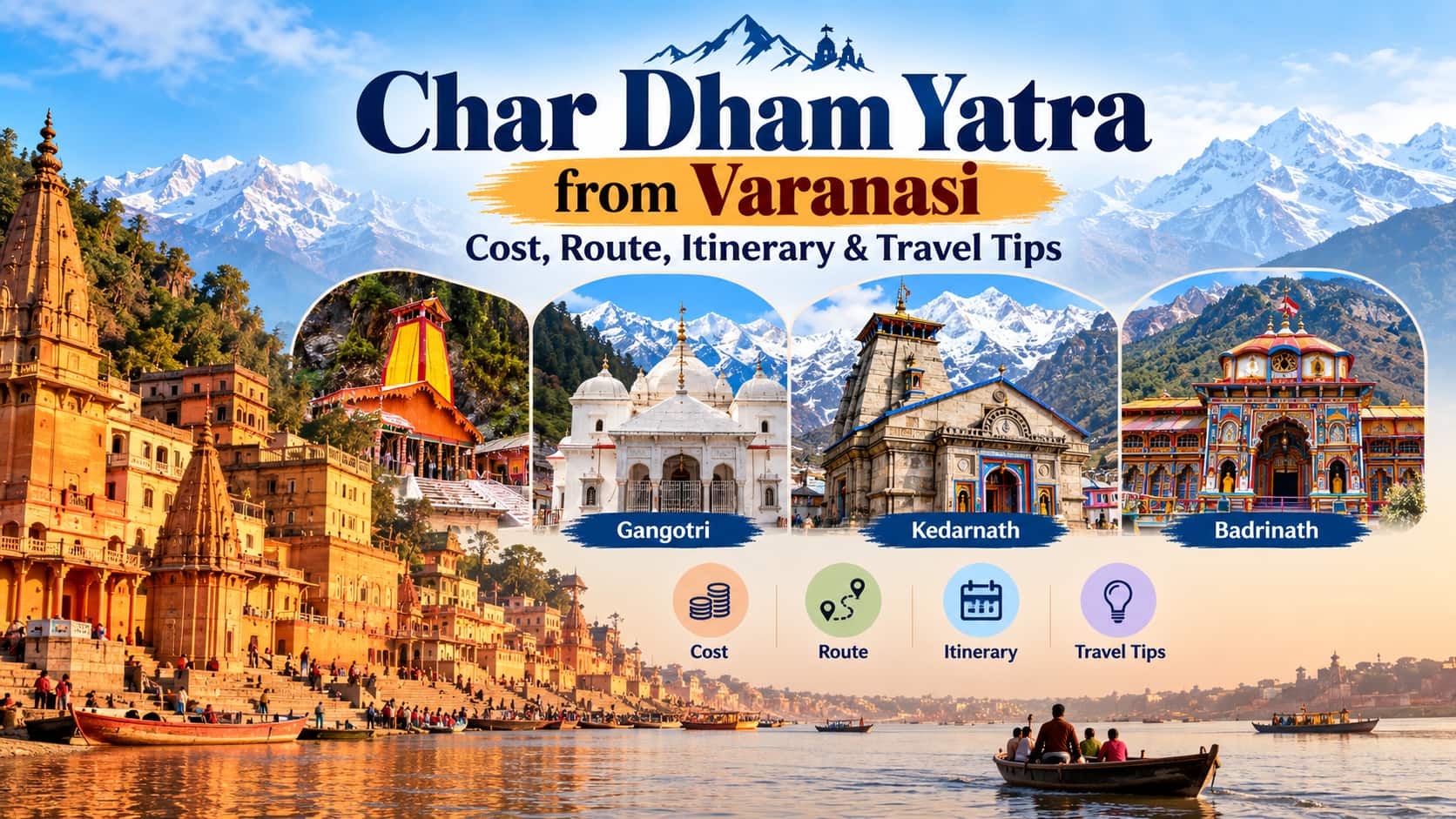 Char Dham Yatra from Varanasi: Cost, Route, Itinerary & Travel Tips