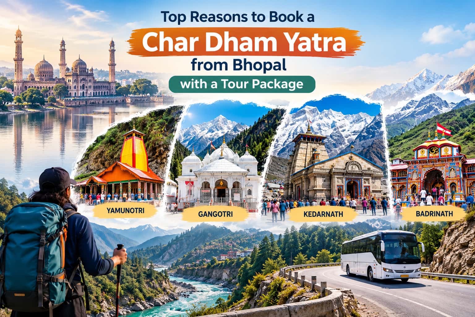 Top Reasons to Book a Char Dham Yatra from Bhopal with a Tour Package