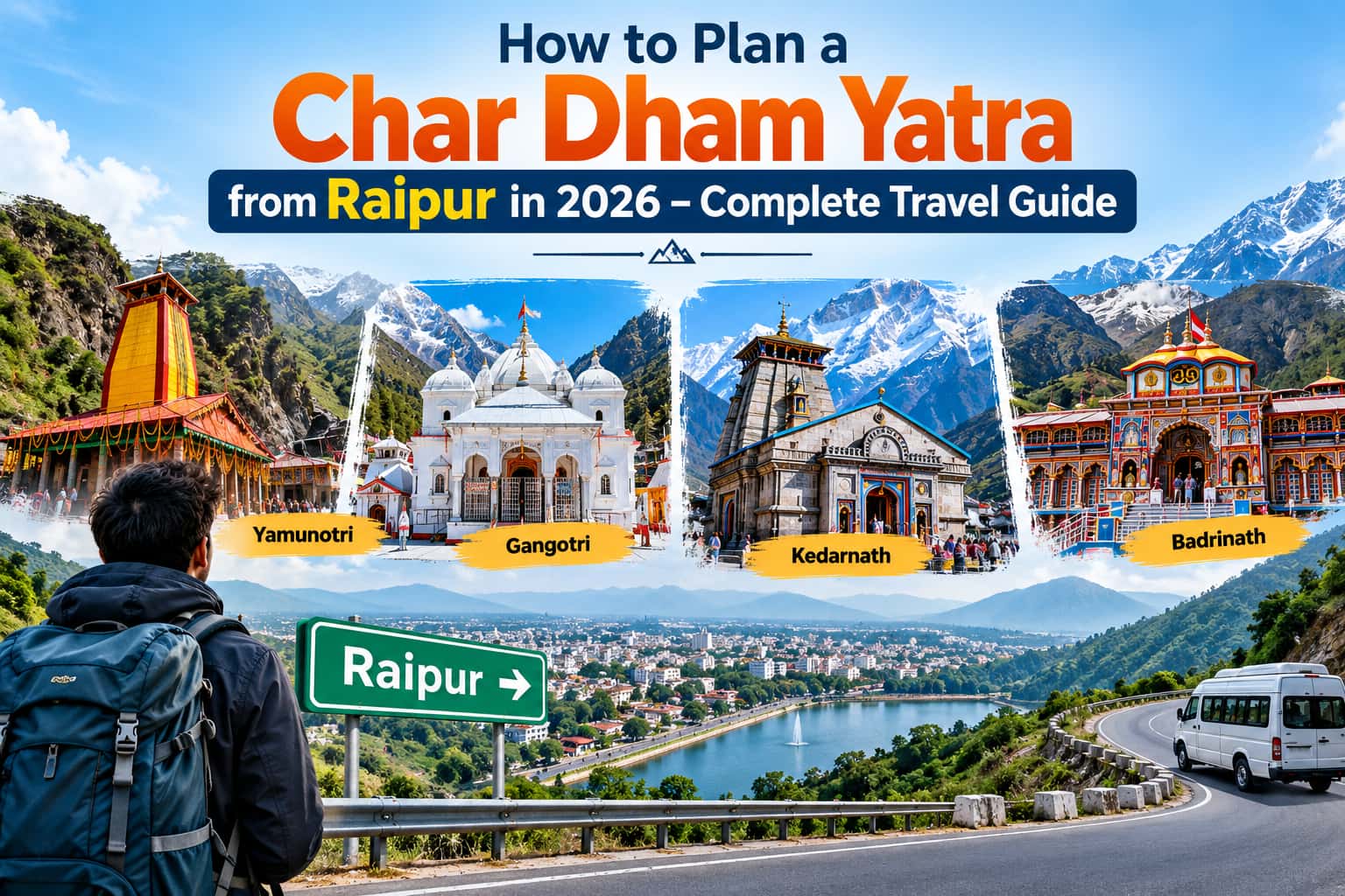 How to Plan a Char Dham Yatra from Raipur in 2026 – Complete Travel Guide