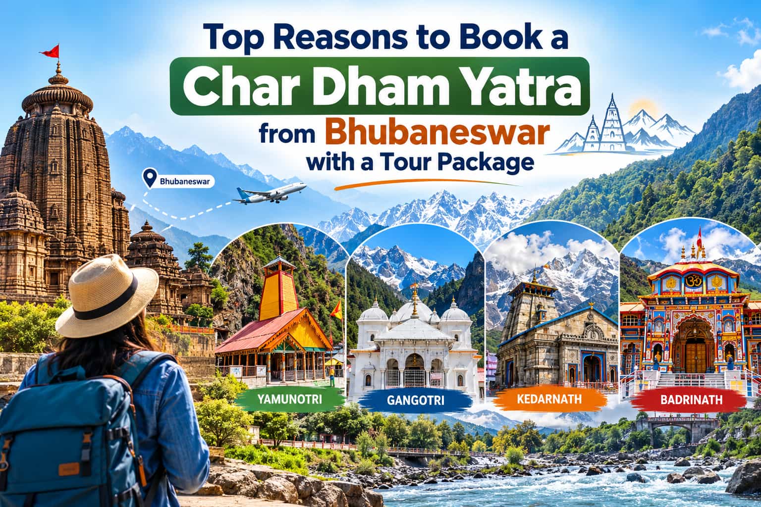Top Reasons to Book a Char Dham Yatra from Bhubaneswar with a Tour Package