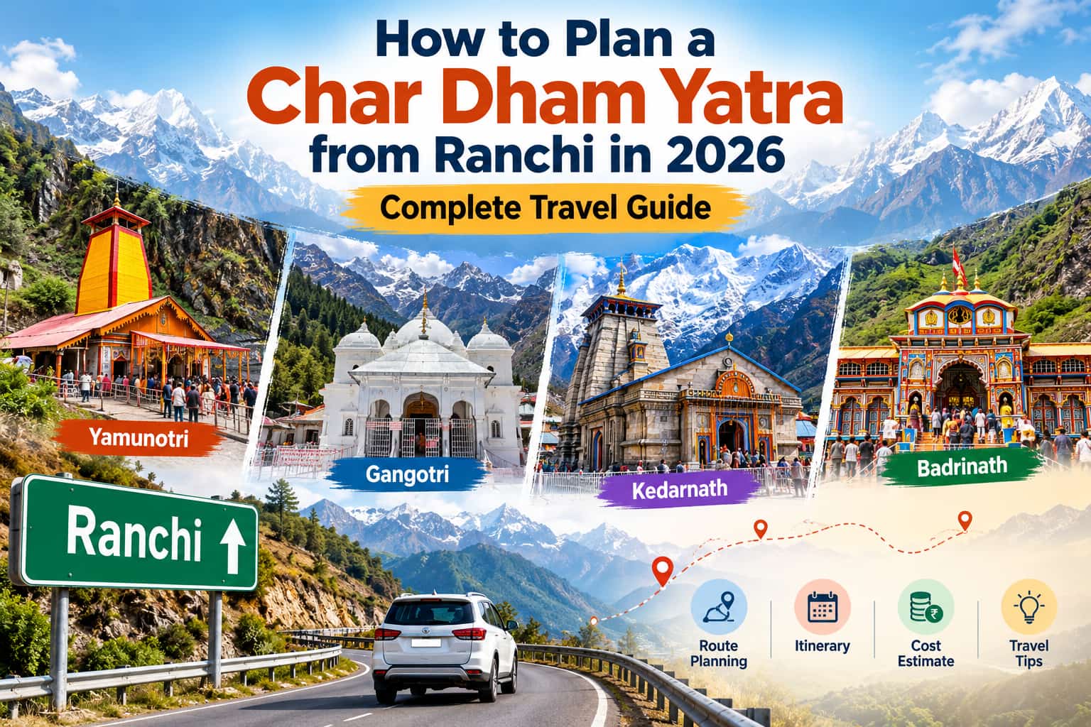How to Plan a Char Dham Yatra from Ranchi in 2026 – Complete Travel Guide