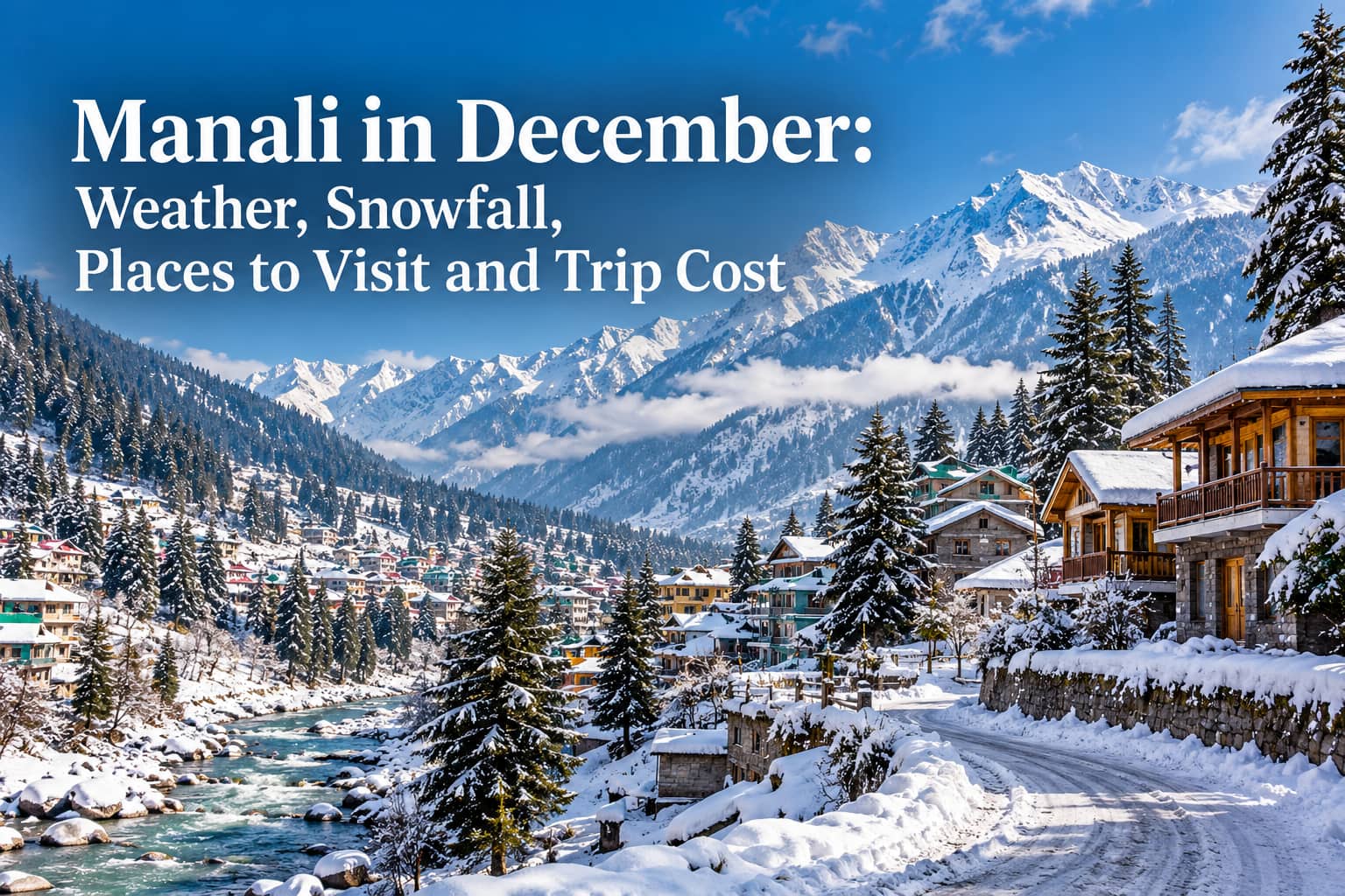 Manali in December: Weather, Snowfall, Places to Visit and Trip Cost