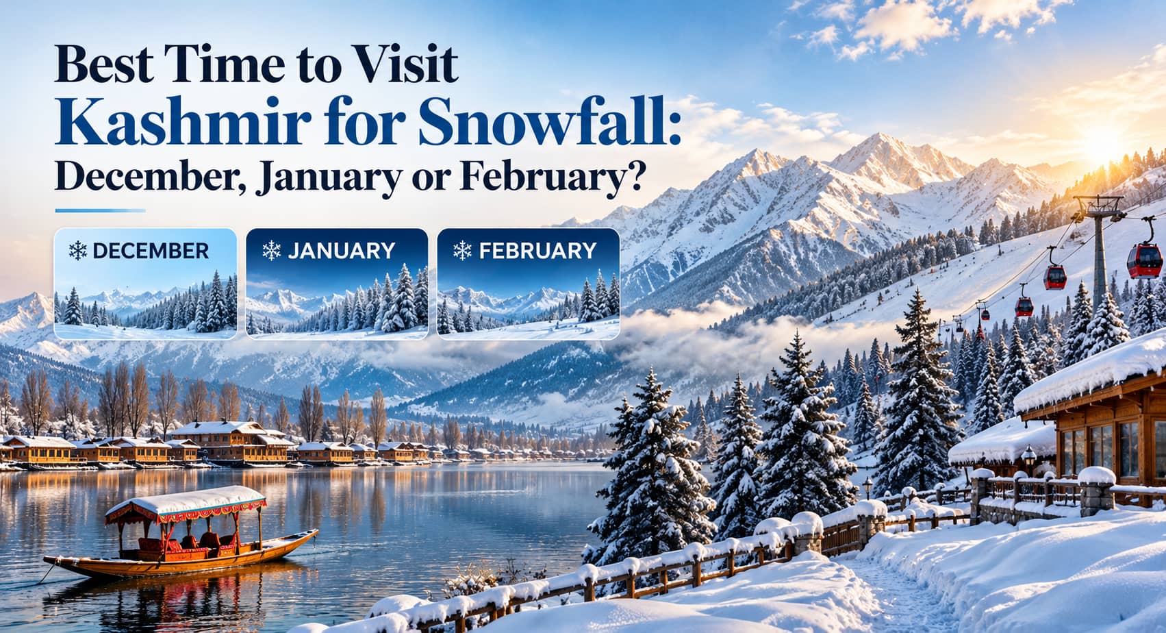 Best Time to Visit Kashmir for Snowfall: December, January or February?